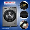 American Built Pro Washing Machine Pan, 30 in x 28 in Plastic Black Predrilled wDrain Hose Adapter, 3PK WMSP-BDrl P3